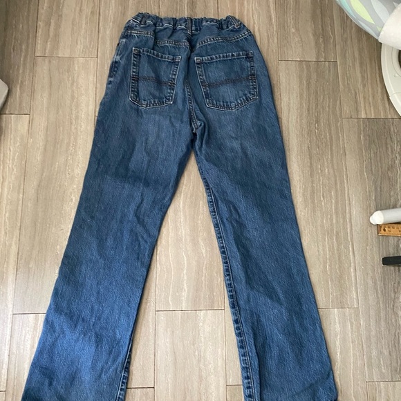 Set Lot 2 Boys 14 & Slim Jeans Old Navy Children Place Loose Bootcut - Picture 5 of 9